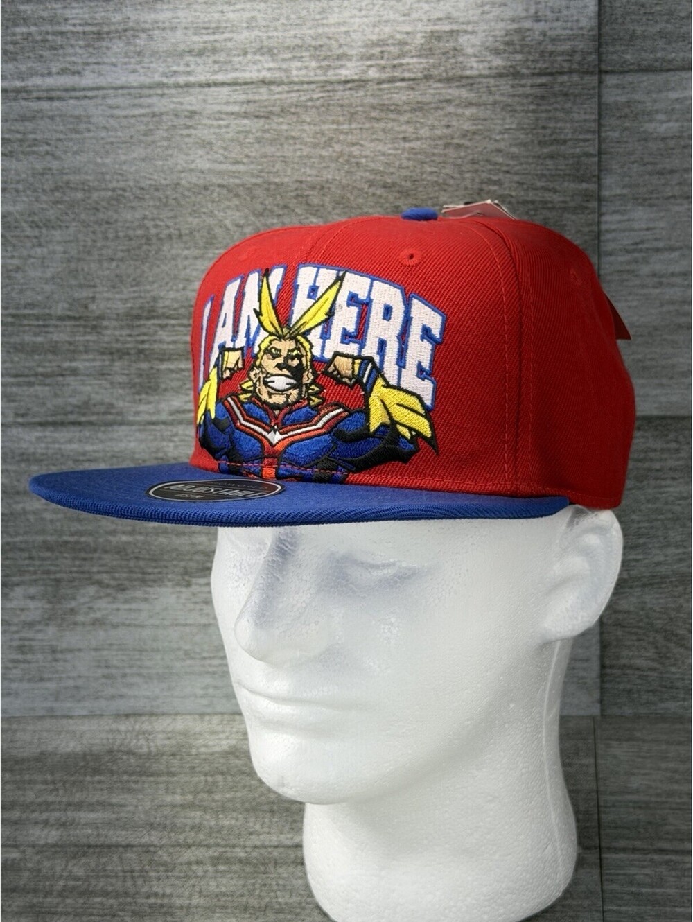 NWT Bioworld My Hero Academia Snapback Hat MHA I Am Here Cap OSFM Flat Bill